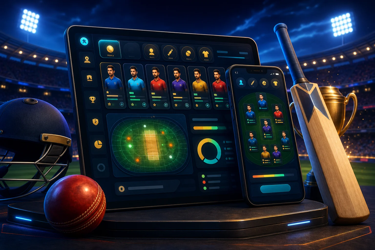 Come Sports and fantasy app name comparison screen